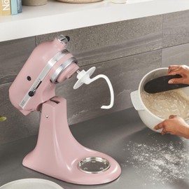 Dough Hook Attachment for KitchenAid 4.5/5 Quart Tilt-Head Stand Mixers, K45DH Bread Pizza Dough Hook Replacement for KitchenAid Stand Mixers, White