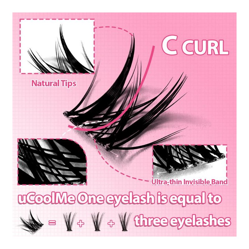 uCoolMe Lashes APHRODITE Lashes kit High Quality Eyelashes for a