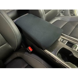 Car Console Covers Plus Handmade in USA Designed for Honda Accord 2018-2025 Neoprene Auto Armrest Center Console Cover Protector Black