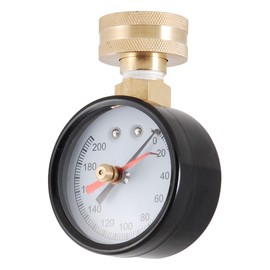 LDR 020 9645 Pressure Gauge, 3/4-Inch IPS, 200 lb. Pressure