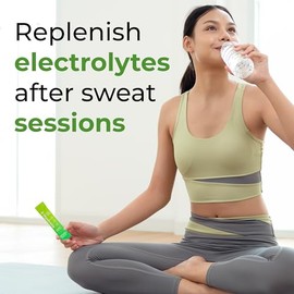 310 Nutrition Polvo de electrolitos sin azúcar - Paquetes de hidratación instantánea para el equilibrio diario de líquidos - Mezcla de bebida de rehid