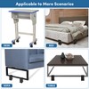 DEDU Bed Risers with Adjustable Screw Clamp, Couch Risers 3
