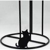 Nagashima RAKIAN NS-CKP Kitchen Paper Stand, Black Cat