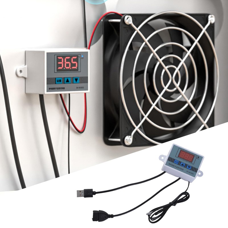 USB 5V Three Button Temperature Controller Intelligent Control Power Cable