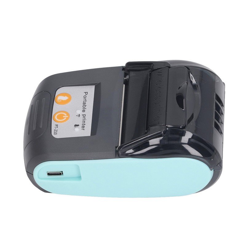 Bluetooth Thermal Printer 58mm Label Printer Pocket Printer 100‑240V for