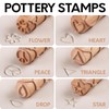 Byllstore Extra Large Clay Texture Rollers with Pottery Stamps |