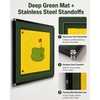Fletzorb Golf Flag Frame 13x17/14x18, Acrylic Display Case with Green