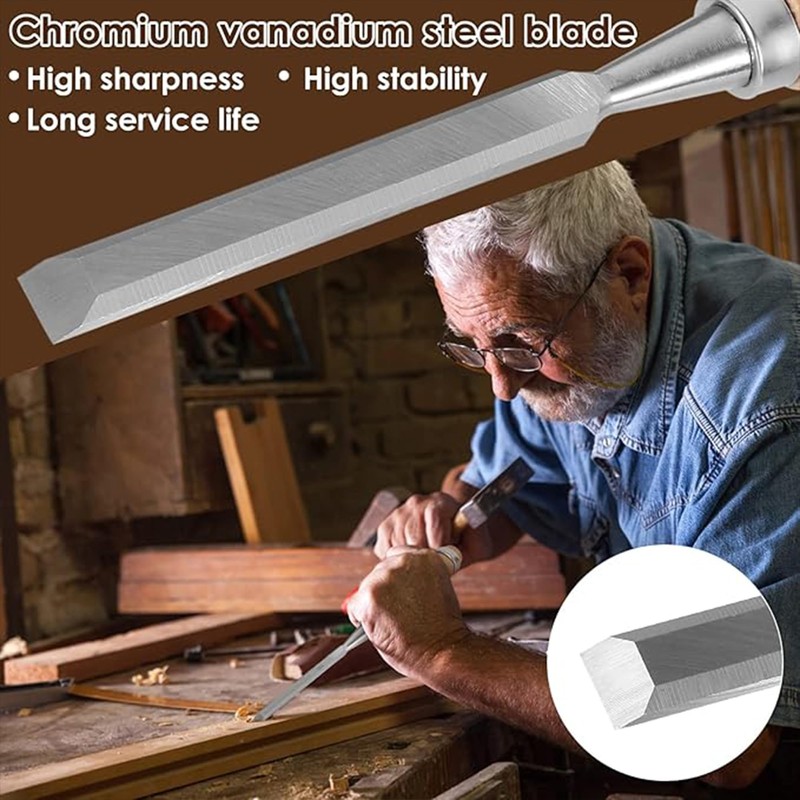Generico 32mm Wood Chisel with Flat Blade in High Quality