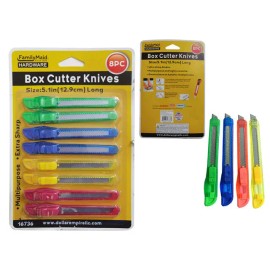 family maid 8PC Box Cutter Knives - Multipurpose - Extra Sharp - razor blade knife - hobby