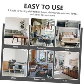 Gatuida Uv Test Cards 10 Pcs Light Test Cards for Uv Sterilizers Kitchen Cabinets Easy to Use Portable