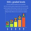 Electronic Slide Puzzle Game Over 500 Levels Educational Challenges Sliding
