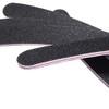 EuBeCos Premium Professional Nail Files Black Curved Grain 180/180 Made