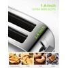 Yabano Retro Bagel Toaster - 2 Slice, 2 Extra Wide