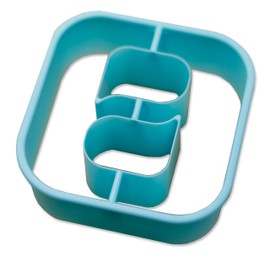 Live Greek, Greek Alphabet Letter Shaped Cookie Cutter, THETA, Great Gift, For Big Sis, Lil Sis, Fundraising, Parties, Sororities, Fraternities, Rush, Panhellenic, Art Stencil 1pc