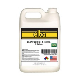 Food Grade Gear Oil 460 | Industrial EP Gear Oil | Fully Synthetic Blend | NSF H-1. Kosher and Halal Approved. Compare to: LUBRIPLATE | Petro-Canada | (1 Gallon Pack) Made in USA