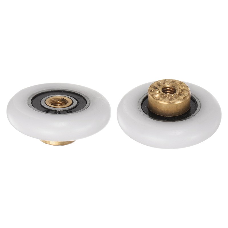 uxcell Shower Door Roller Wheel 25mm Diameter Replacement Part for