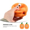 2pcs Squeak Latex Dog Toys Pumpkin Shaped Dog Toys for