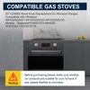 For Whirlpool Gas Stove Knobs Replacement Compatible with Whirlpool Ranges