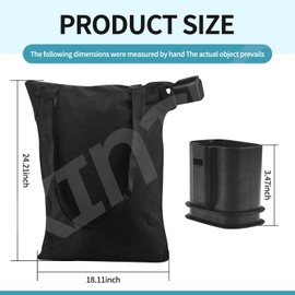 5140125-95 Leaf Blower Vacuum VAC Shoulder Bag for Black & Decker Replaces 5140117-99, Fits BV2900 BV3100, 5140117-99 Replacement Leaf Bag