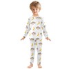 MCHIVER Cute Monkey Banana Pajamas Set 2 Piece Cotton Pjs