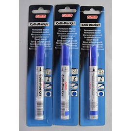 Colli Marker Herlitz 1-4 mm Perm Blue Pack of 3