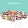 Faygarsle Snack Pattern Dog Collar for Small Medium Large Dogs