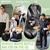 4 Cup Drink Carrier,Water Bottle Holder with Strap & Adjustable
