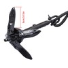 waltyotur 1 Pack 1.5 lb Marine Kayak Folding Grapnel Anchor