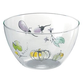 Vegetable Yaso 39P077 Heat Resistant Glass Cooking Bowl 1.5L