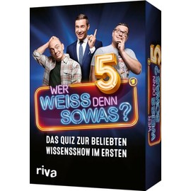 Wer weiß denn sowas? 5 – Das Quiz zur beliebten Wissensshow im Ersten: Kartenspiel mit neuen Fragen aus der Show. Geschenk für Quizfans zu Geburtstag, Ostern oder Weihnachten