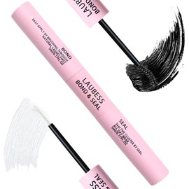 Lash Bond and Seal Eyelash Glue Lash Glue Waterproof Lash Cluster Glue LAUBESS Eyelash Bond and Seal Long Lasting 10ml