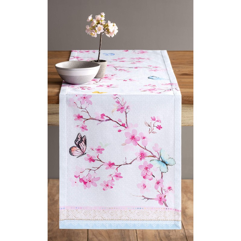 Maison d' Hermine Tablerunners 100% Cotton Decorative Easter Tablerunner Washable