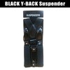 WYDDDARY Suspenders for Men 1.4'' Wide Adjustable Suspenders with Elastic