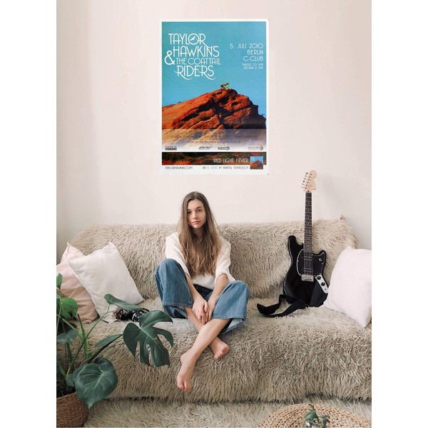 Taylor Hawkins - Wasting Light 2010 - Poster, Concertposter, Concert