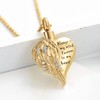 Cremation Jewelry Angel Wing Heart Urn Necklaces for Ashes for