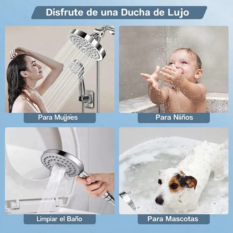 Ducha Regadera Afina Regadera Para Alta Presion Mano Cabezal