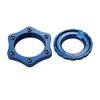 Reverse Center Lock Adapter disc brake adapter blue 2015 calliper