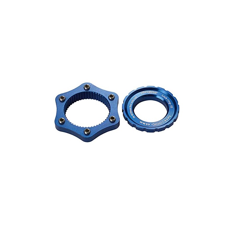 Reverse Center Lock Adapter disc brake adapter blue 2015 calliper
