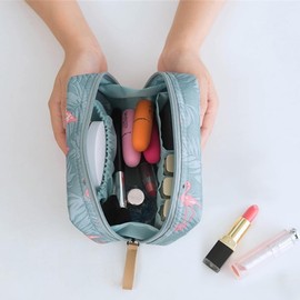 YOOAEFRTY Makeup Pouch, Large Capacity, Makeup Pouch, Storage Pouch, Cosmetics Storage, Women's, Vanity Pouch, Portable, Cosmetic Bag, Nylon Bag, Travel, Business Trip, Lightweight, Waterproof,