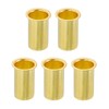 sourcing map 5Pcs Fit for 8mm(5/16") Tube ID Brass Compression