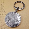 A Silver Dream 1950 Half Crown Coin Keyring