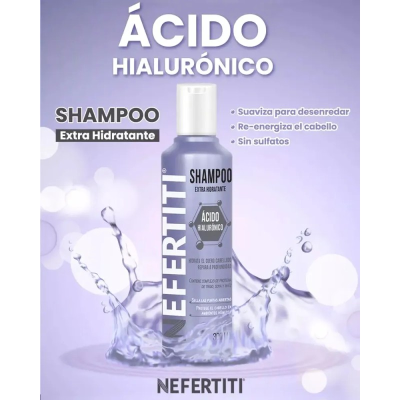Nefertiti Shampoo Acido Hialuronico 300ml