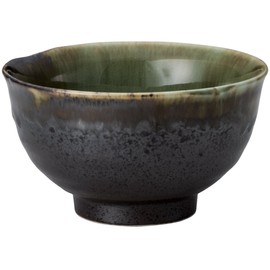 山下 Crafts Food 碗 Black φ 12 × 7 cm Oxidized Black Webbing Rice Bowl