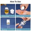 Cosywell Airless Pump Dispenser Bottles 5 Pack 1.7oz/50ml Empty Moisturizer