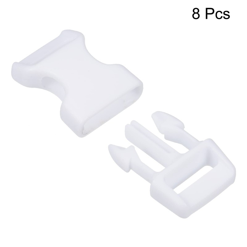 PATIKIL Plastic Buckles, 8 Pack Quick Side Release Clips for