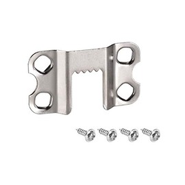 uxcell Picture Hangers, 36mm 4-Hole with Screws for Frame Hanging, 10 Pcs