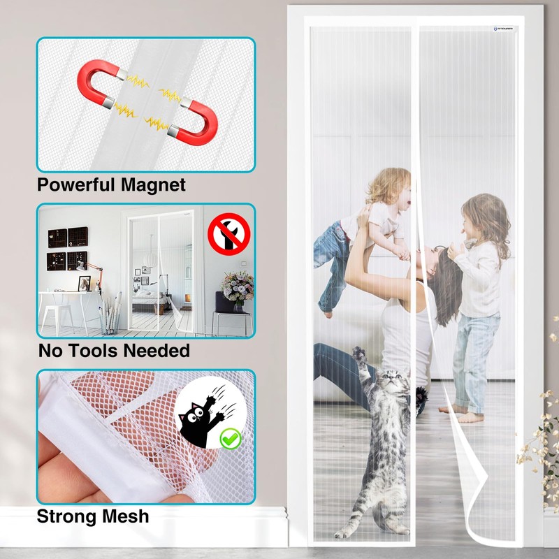 Fly Screen Door, 85 x 230 cm, design4door Fly Screen