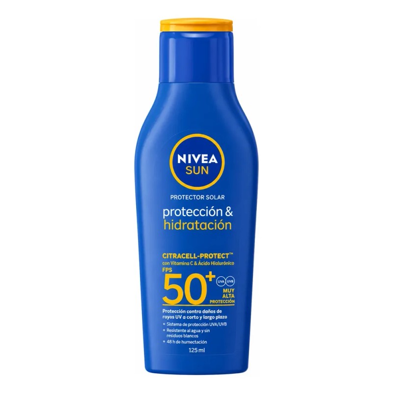 Protector Solar Nivea Sun Protección & Hidratación 50+ 125ml
