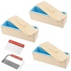 3PCS 42 oz Blue Silicone Soap Molds with 2 Cutters,