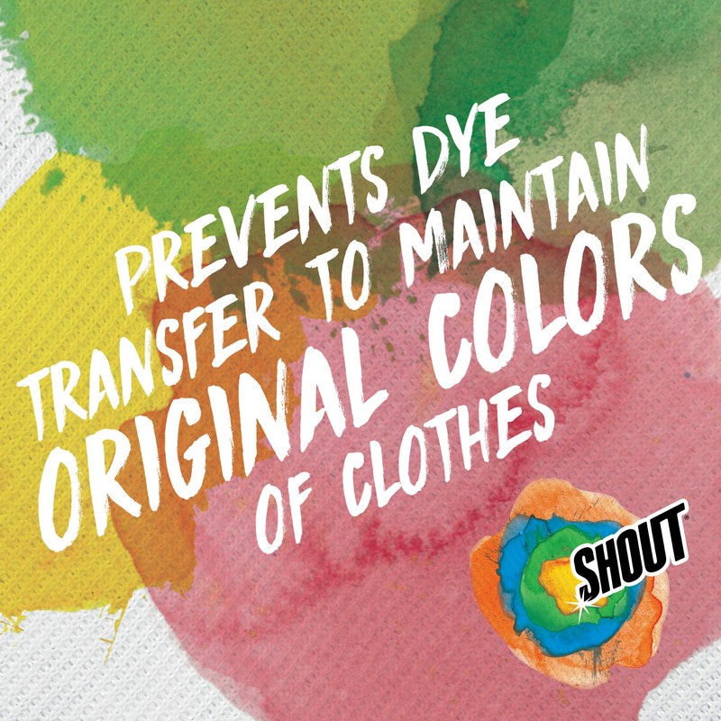 Shout Color Catcher Sheets for Laundry, Allow Mixed Washes, Prevent